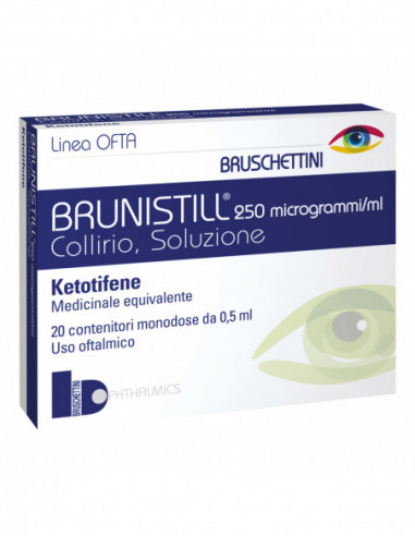 Brunistill*20 Flaconcini Collirio 0,5 Ml 0,025% - Bruschettini Srl