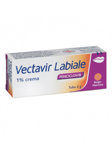 Vectavir Labiale Crema Derm 2 G 1%