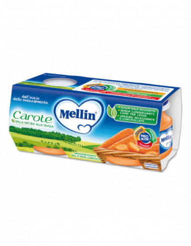 Mellin Omogeneizzato Carote 2 X 80 G