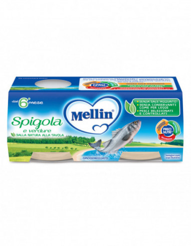 Mellin Omog Spigola 2 X 80 G