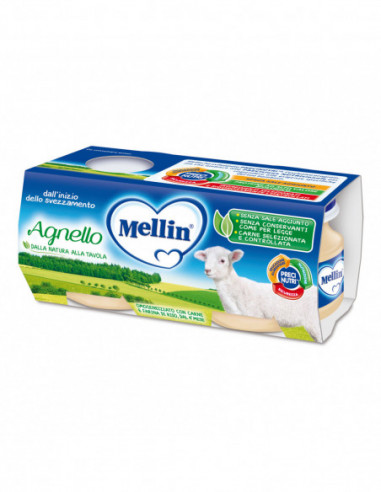 Mellin Omogeneizzato Agnello 2 Pezzi...