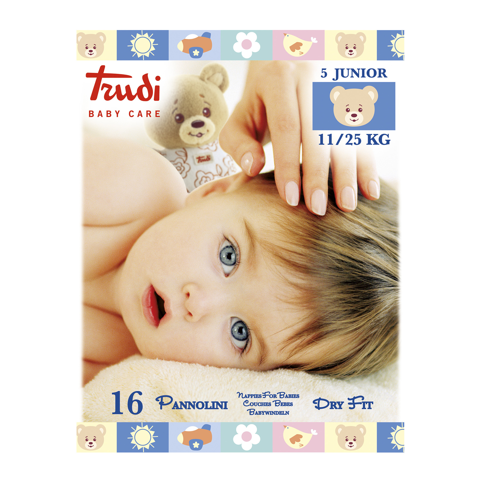 Pannolini Trudi Baby Care Junior 11/25 Kg - Confezione Da 6 Pacchi - Foto 5