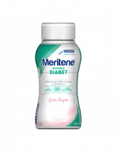 Meritene Resource Diabet Fragola Alimento Iperproteico 28 Vitamine E Minerali 200 Ml - Nestle It.spa(healthcare Nu.)