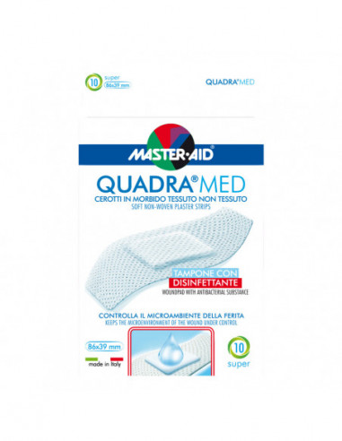 Cerotto Master-aid Quadra Dermoattivo Super 10 Pezzi - Pietrasanta Pharma Spa