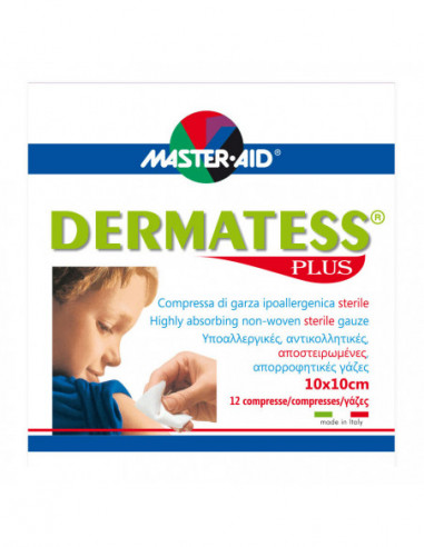 Garza Dermatess Plus 10x10 12 Pezzi