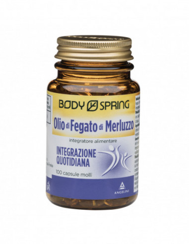 Body Spring Olio Merluzzo 100 Capsule - Angelini Spa