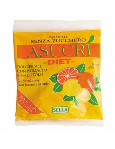 Asucri Caramella Arancia Limone 40 G