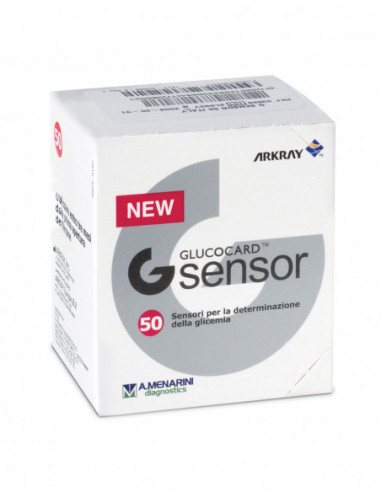 Strisce Misurazione Glicemia Glucocard G Sensor 50 Pezzi - A.menarini Diagnostics