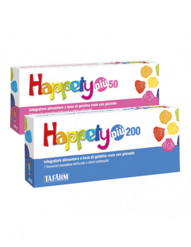 Happety Piu 200 7 Flaconcini 200 Mg