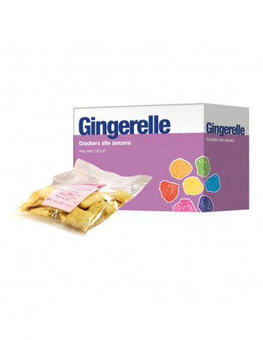 Gingerelle Crakers Zenzero 150 G - Tafarm Srl
