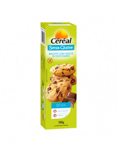 Cereal Biscotti Gocce Cioccolato 150 G - Nutrition & Sante Italia Spa
