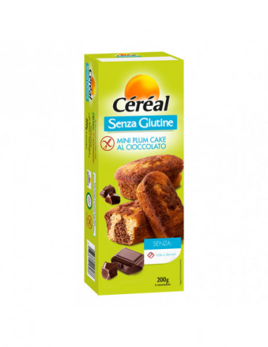 Cereal Miniplumcake Gocce Cioccolato 200 G - Nutrition & Sante Italia Spa