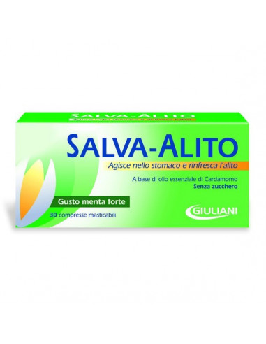 Salva Alito Menta Forte 30 Compresse