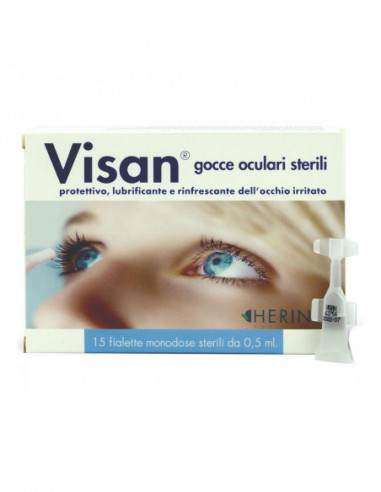 Visan Gocce Oculari 15 Fiale 0,5 Ml
