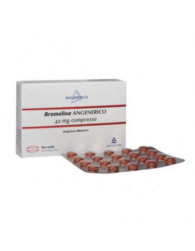 Bromelina Angenerico 20 Compresse Rivestite - Angelini Spa