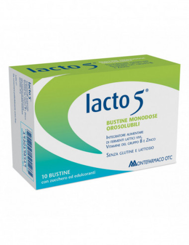 Lacto 5 10 Bustine Orosolubili
