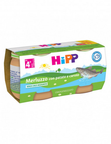 Hipp Omogeneizzato Merluzzo Carote...