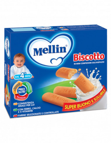 Mellin Biscotto 360 G 12 Pezzi