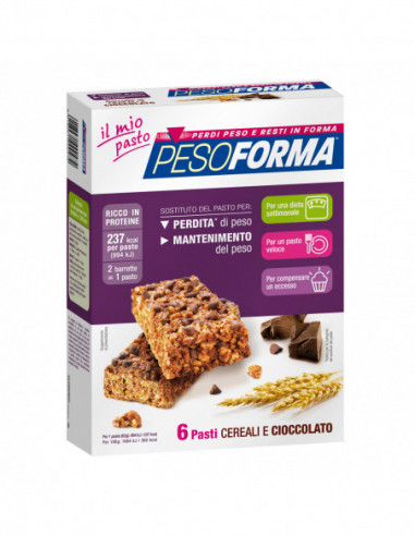 Pesoforma Barretta Cereali/cioccolato 12 X 31 G - Nutrition & Sante Italia Spa