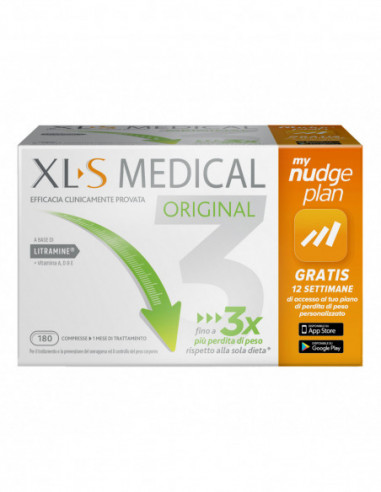 Xls Medical Liposinol 1 Mese Trattamento 180 Compresse - Perrigo Italia Srl