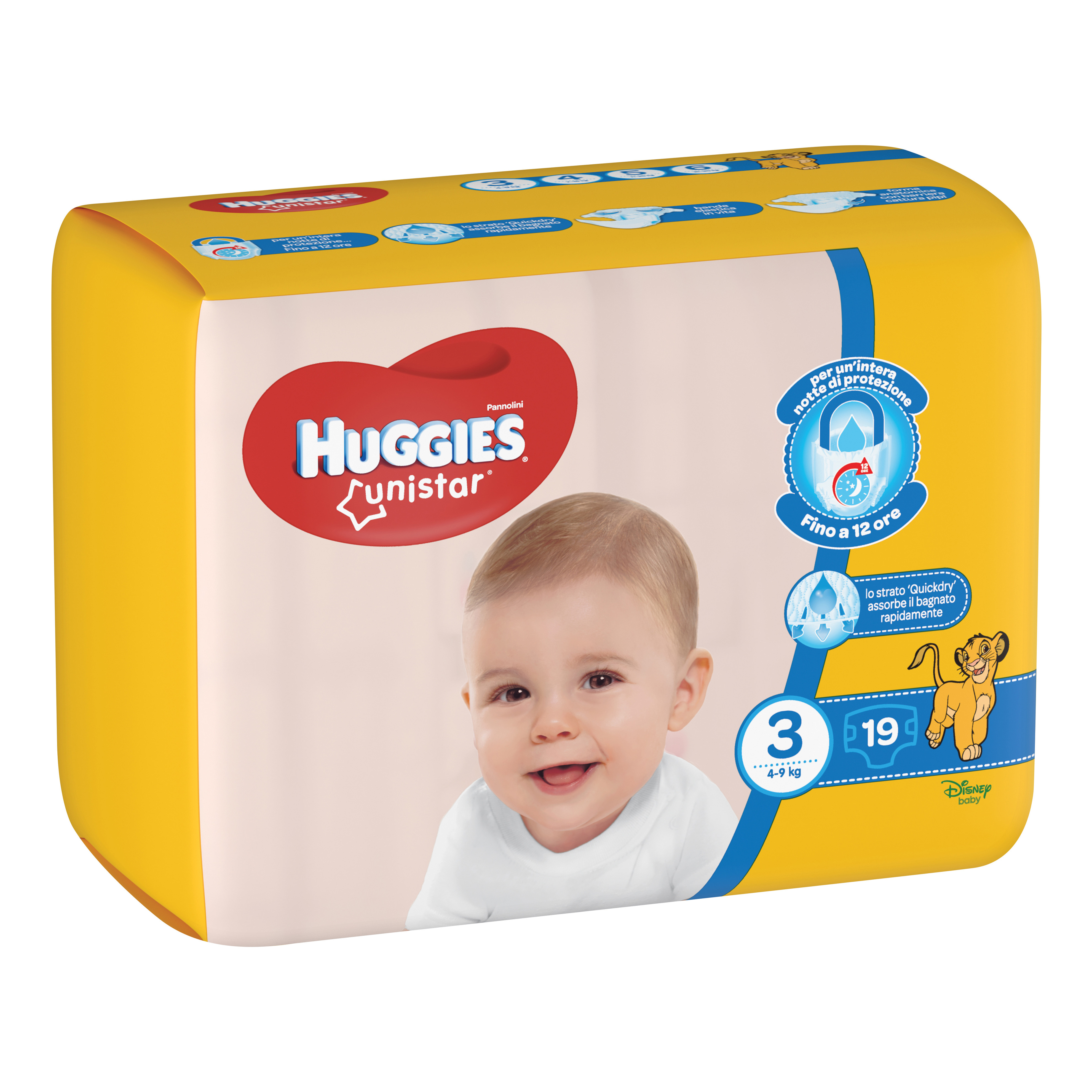 Pannolini Huggies Unistar Taglia 5 - Confezione Da 90 Pezzi, Per Bambini 11-25 Kg, Protezione Fino A 12 Ore - Foto 2
