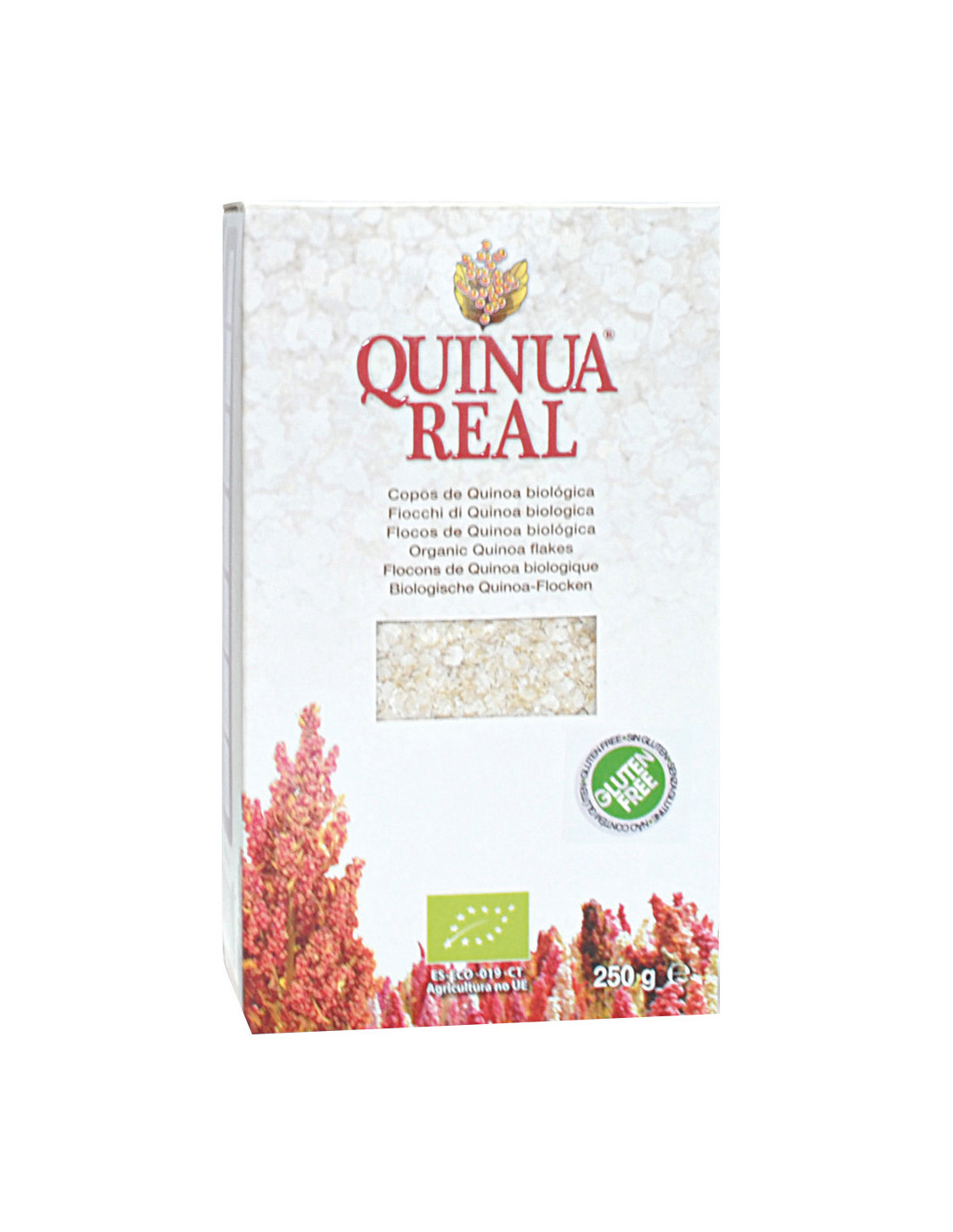 Cereali e legumi biologici Quinua real fiocchi di quinoa bio vegan 250