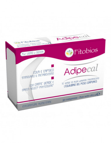 Adipecal 30 Compresse 950mg - Fitobios Srl