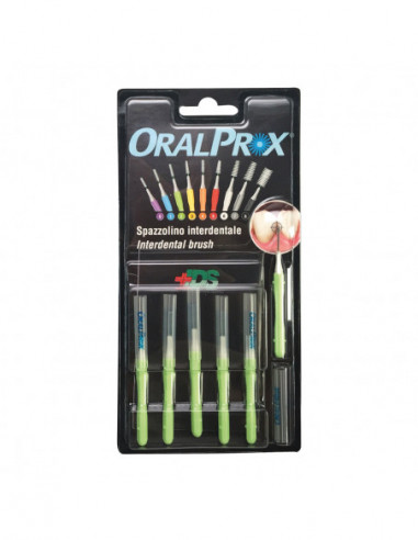 Oralprox Blister Da 6 Spazzolini Interdentali Misura 2 Colore Verde - Ids Spa