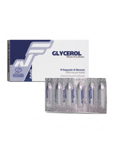 GLYCEROL SUPPOSTE ADULTI 18PZ