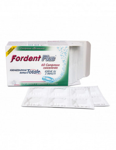 Fordent Plus 60 Compresse Concentrate Per Dentiere E Apparecchi Ortodontici - Uragme Srl