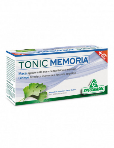Tonic Memoria 12 Flaconcini X 10 Ml