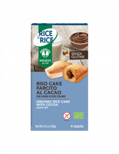 Rice&rice Riso Cake Al Cacao 4 X 45 G - Probios Srl