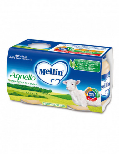 Mellin Omogeneizzato Agnello 2 X 120 G