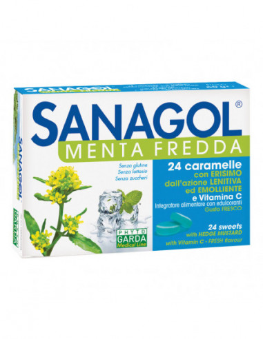 Sanagol Menta Fredda 24 Caramelle