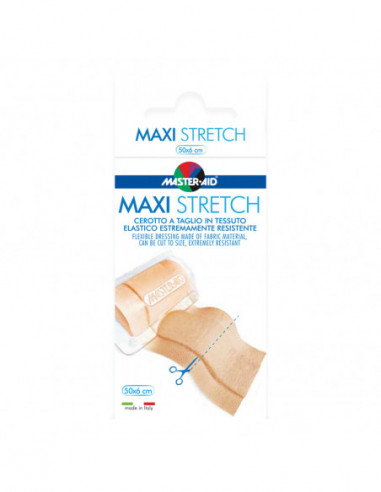 Master-aid Stretch Cerotto A Taglio In Tessuto Elastico Resistente 50 X 6 Cm - Pietrasanta Pharma Spa