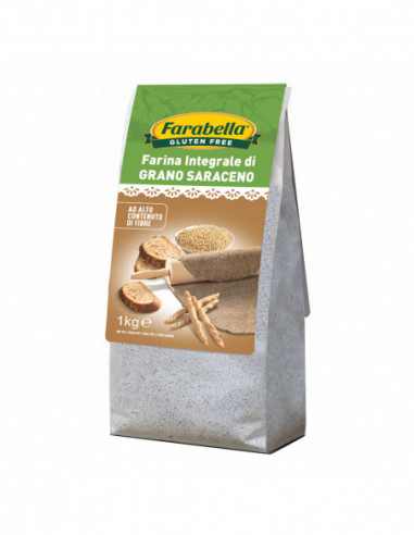 Farabella Farina Grano Saraceno 1 Kg - Bioalimenta Srl