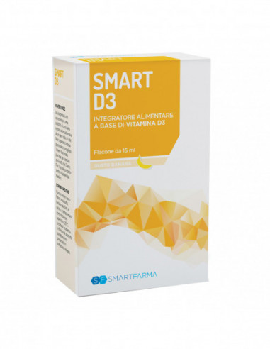 Smart D3 Gocce 15 Ml Gusto Banana - Smartfarma Srl