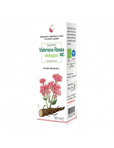 Caira Valeriana Rossa Macerato Idroalcolico Bio Gocce 50 Ml - Caira Laboratorio Erboristico
