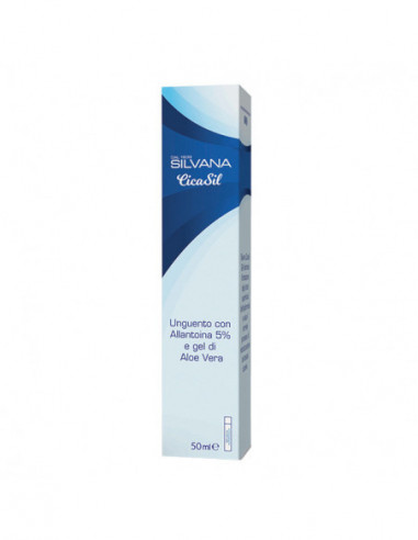 Silvana Cicasil Unguento All'allantoina 5% E Gel Di Aloe Vera 50 Ml