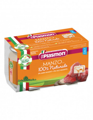 Plasmon Omogeneizzato Manzo 120 G X 2...