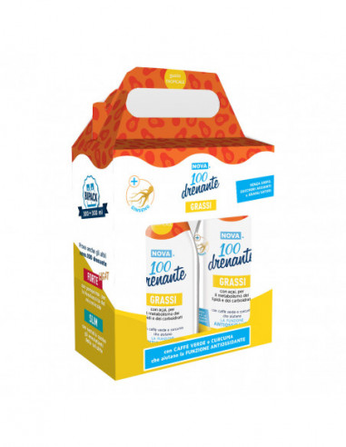 Nova100 Drenante Grassi Con Ginseng 300+300 Ml