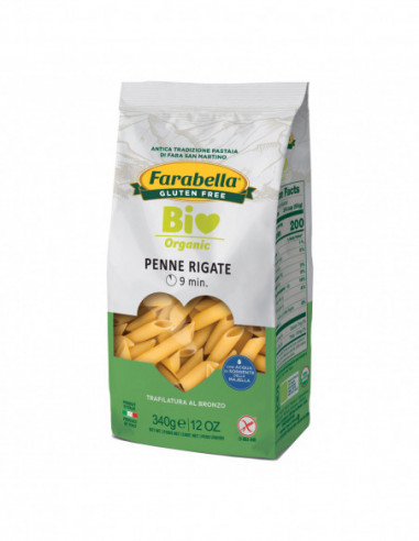 Farabella Bio Penne Rigate Mais-riso...