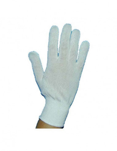 Guanto In Cotone Bianco 6,5