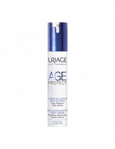 Age Protect Crema Notte Detox Multi Azione 40 Ml - Uriage Laboratoires Dermatolog