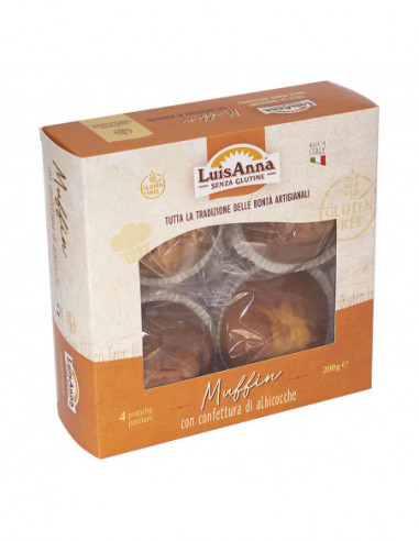 Muffin Albicocca 4 X 50 G