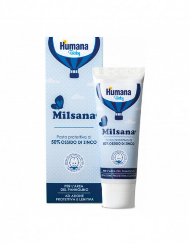 Humana Baby Milsana Pasta Protettiva All'ossido Di Zinco 50ml - Humana Italia Spa