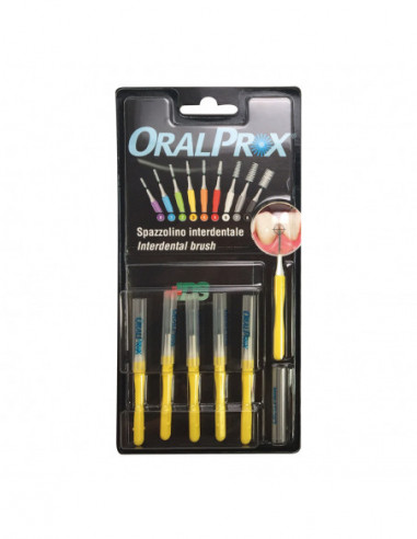 Oralprox Blister Da 6 Spazzolini Interdentali Misura 3 Colore Giallo - Ids Spa