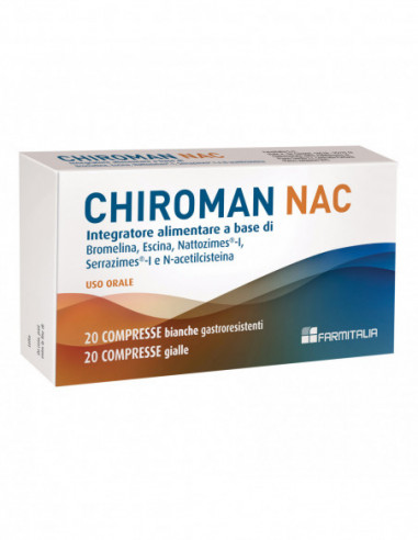 Chiroman Nac 20 Compresse Bianche +...