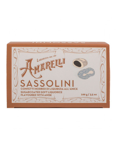 Liquirizia Sassolini Sacchetto 100 Pezzi