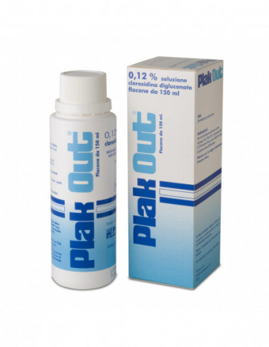 Plakout*collutorio 150 Ml 0,12% - Polifarma Benessere Srl
